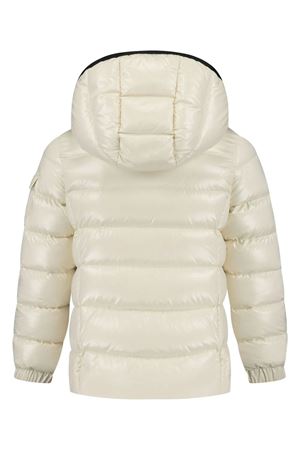 bomber in piuma d'oca bianco MONCLER KIDS | J29541A5271068950070